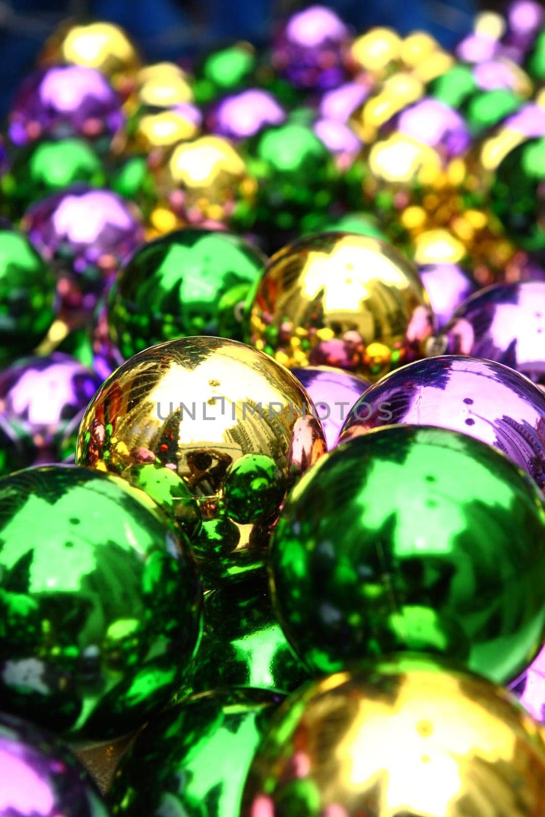 Color balls. bright colors christmas background