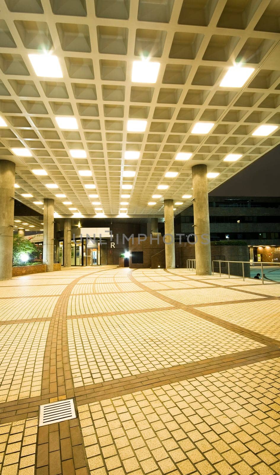 modern design interior of hall,corridor.