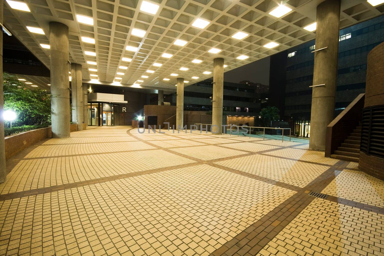 modern design interior of hall,corridor.