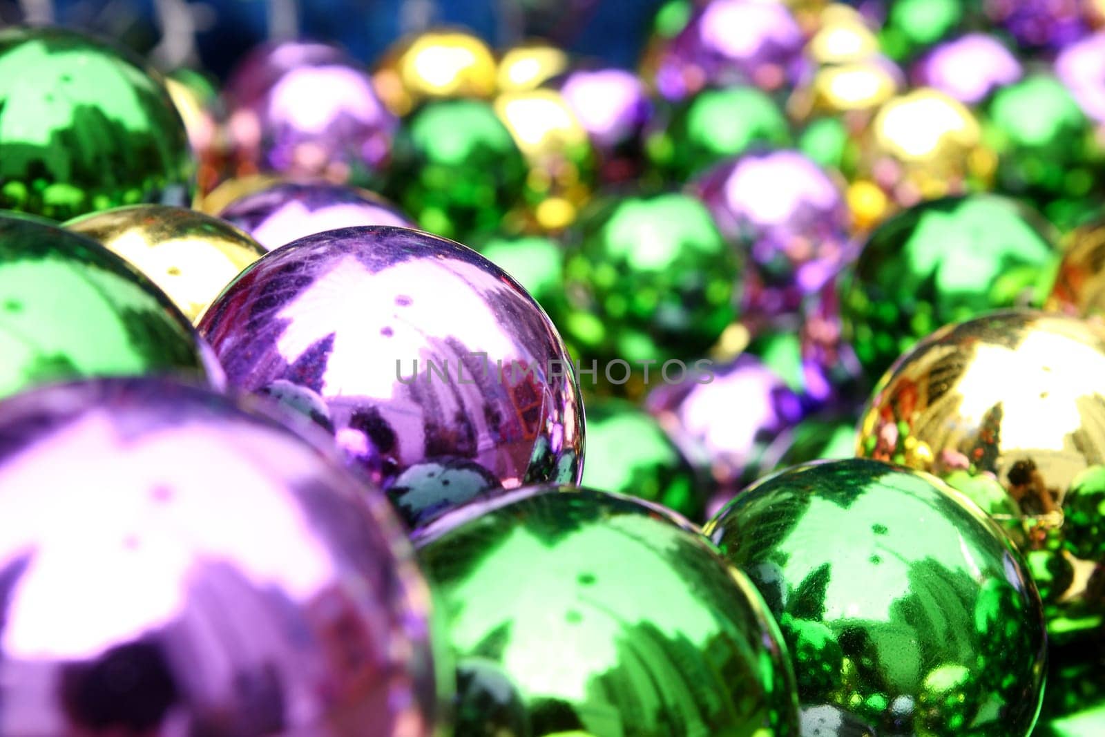 Color balls. bright colors christmas background