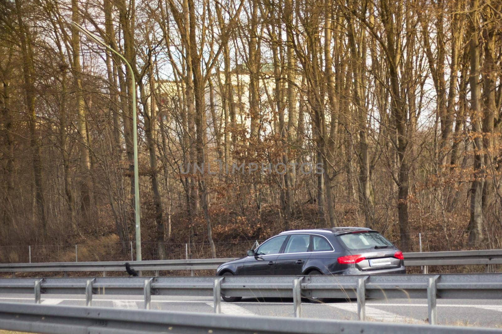 Car on the road
