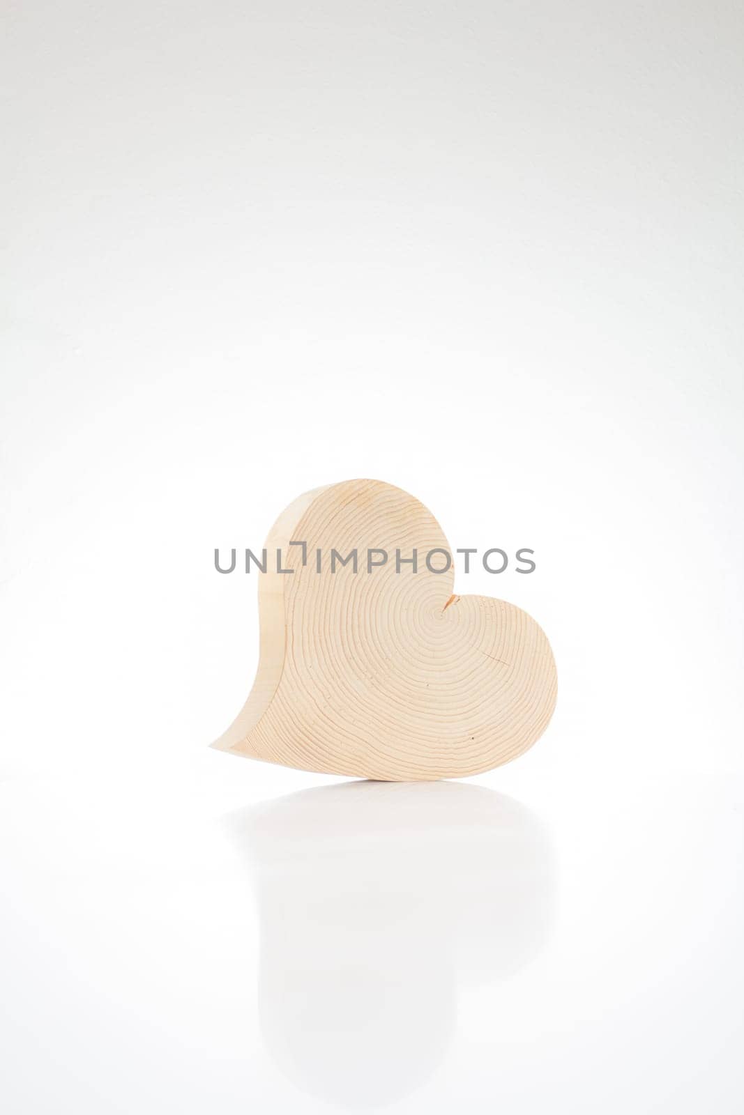 A heart - made of wood