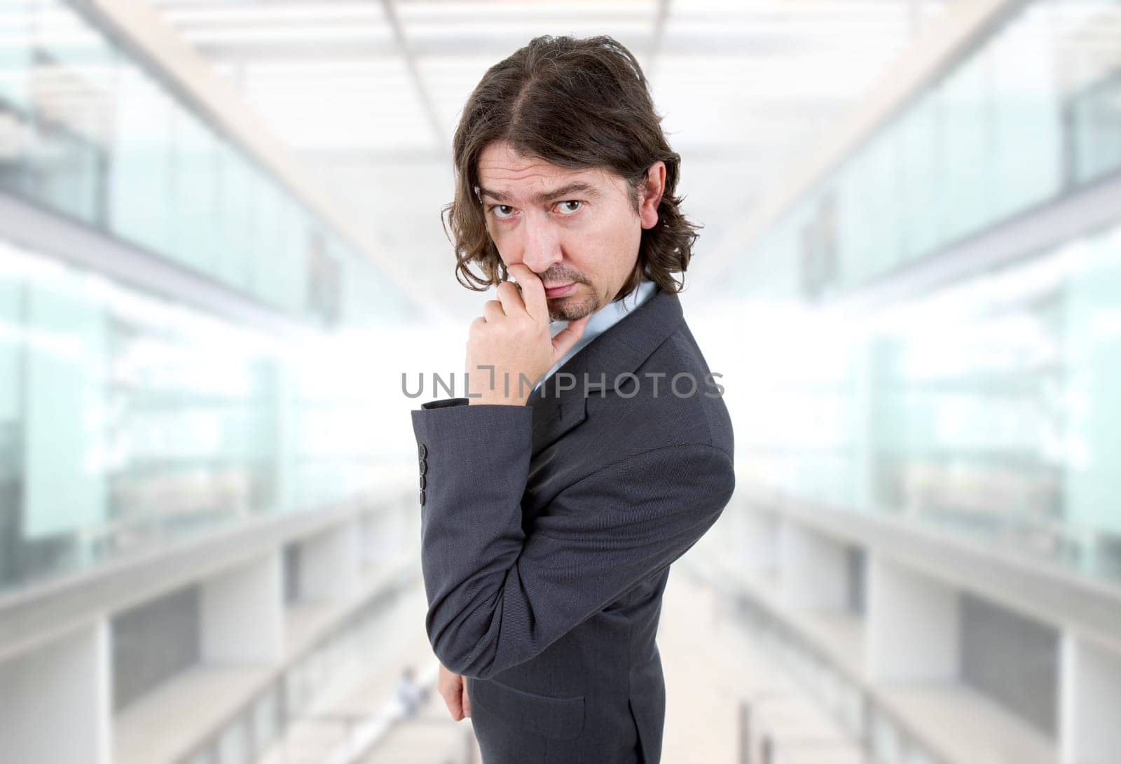 young business man portrait at the office