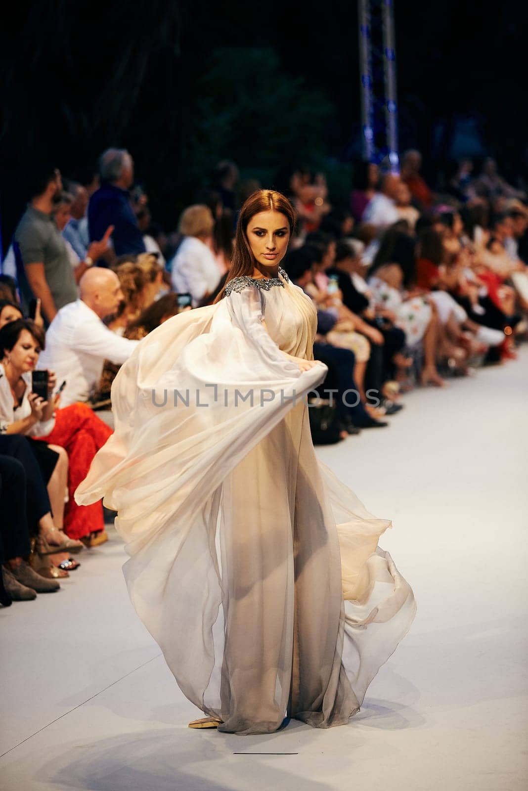 marbella fashion show celebrities on fire