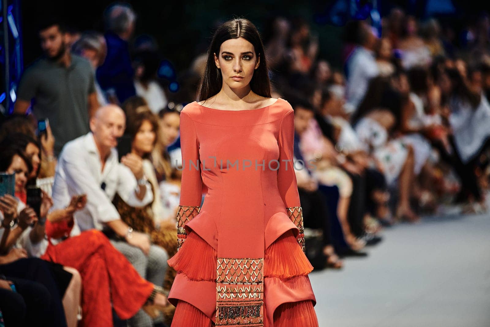 marbella fashion show celebrities on fire