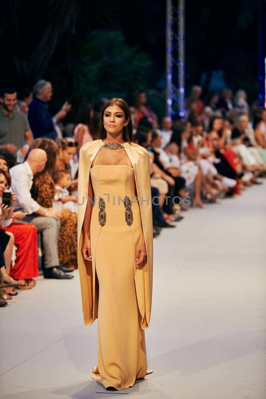 marbella fashion show celebrities on fire