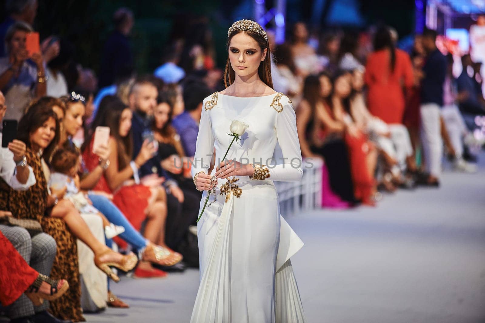 marbella fashion show celebrities on fire