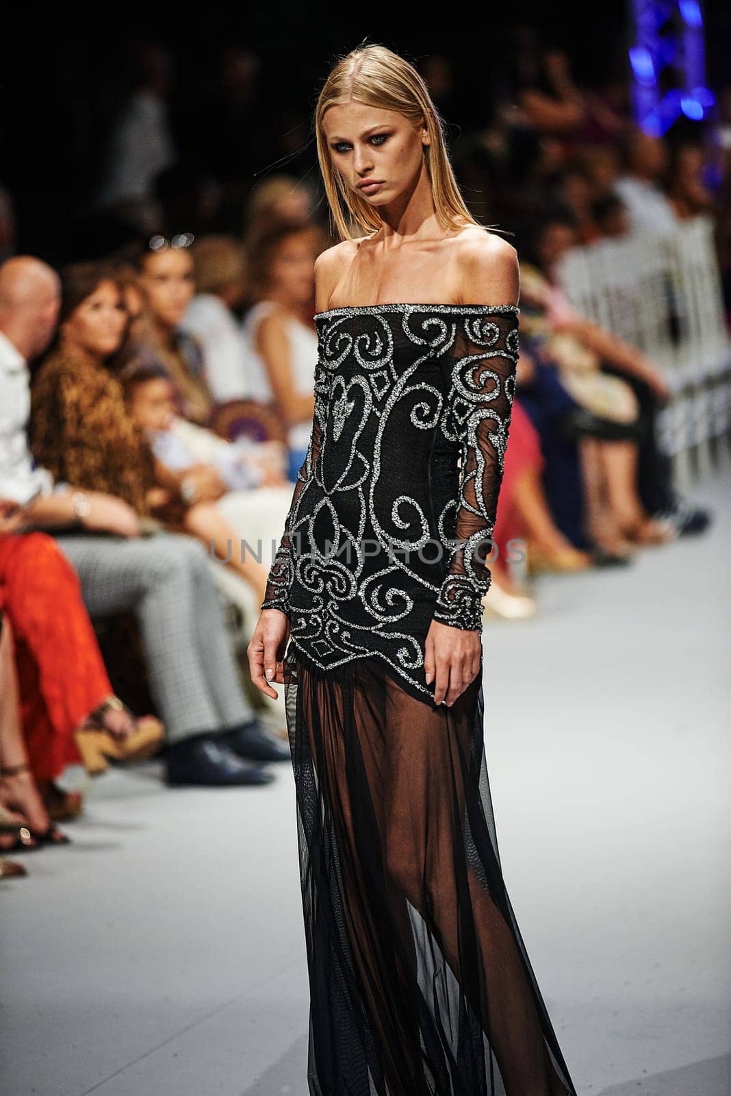 marbella fashion show celebrities on fire