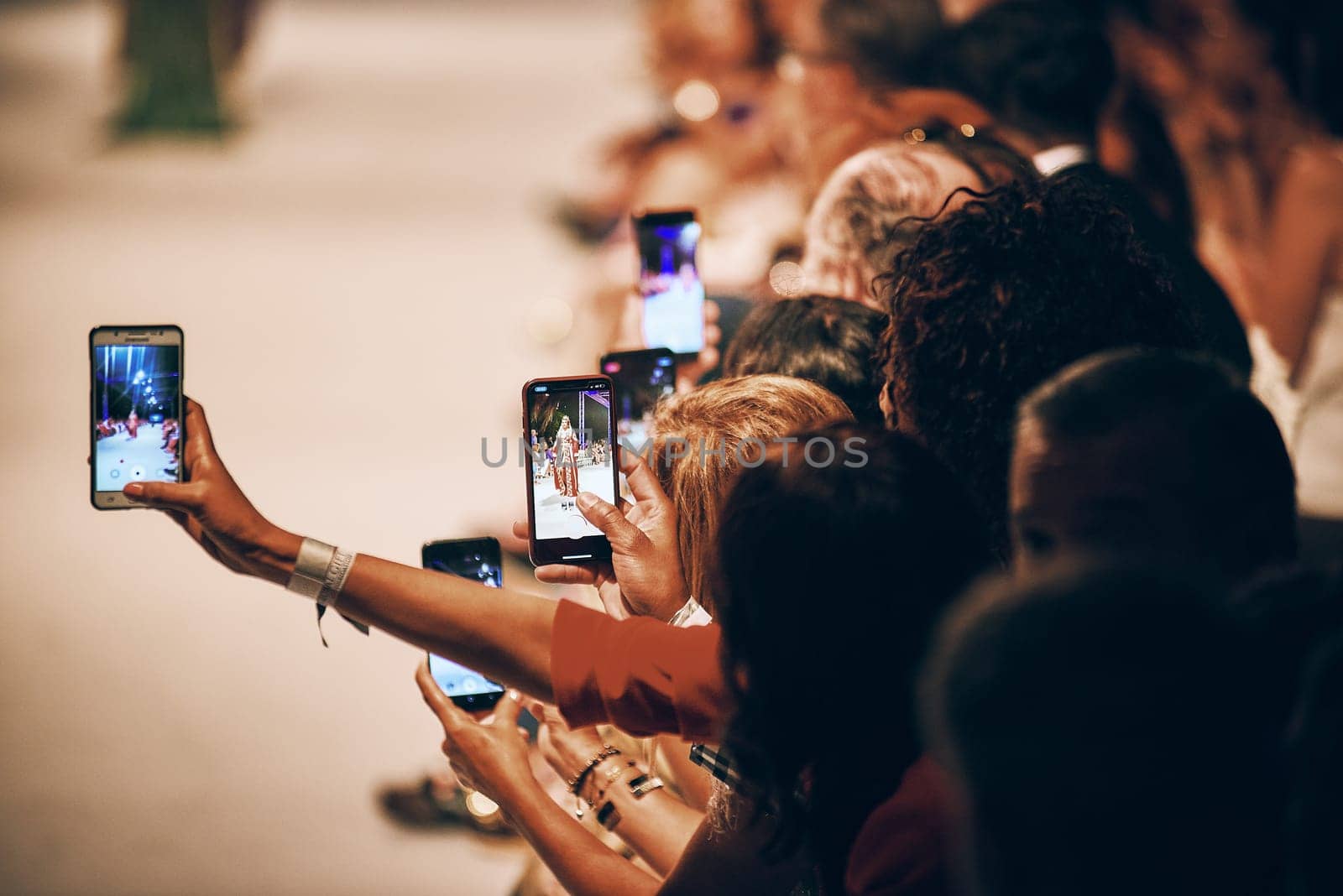 marbella fashion show celebrities on fire