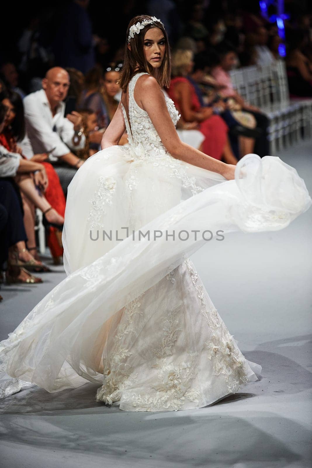 marbella fashion show celebrities on fire