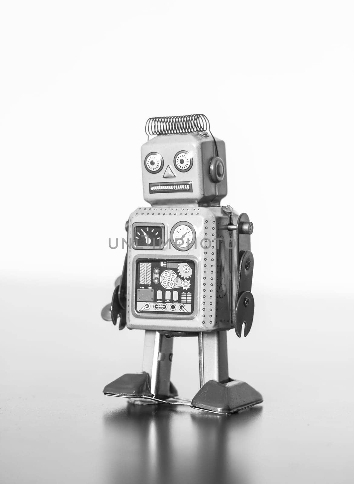 Symbol for a chatbot or social bot and algorithms