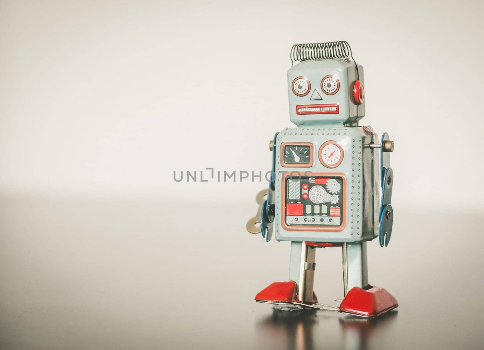 Symbol for a chatbot or social bot and algorithms
