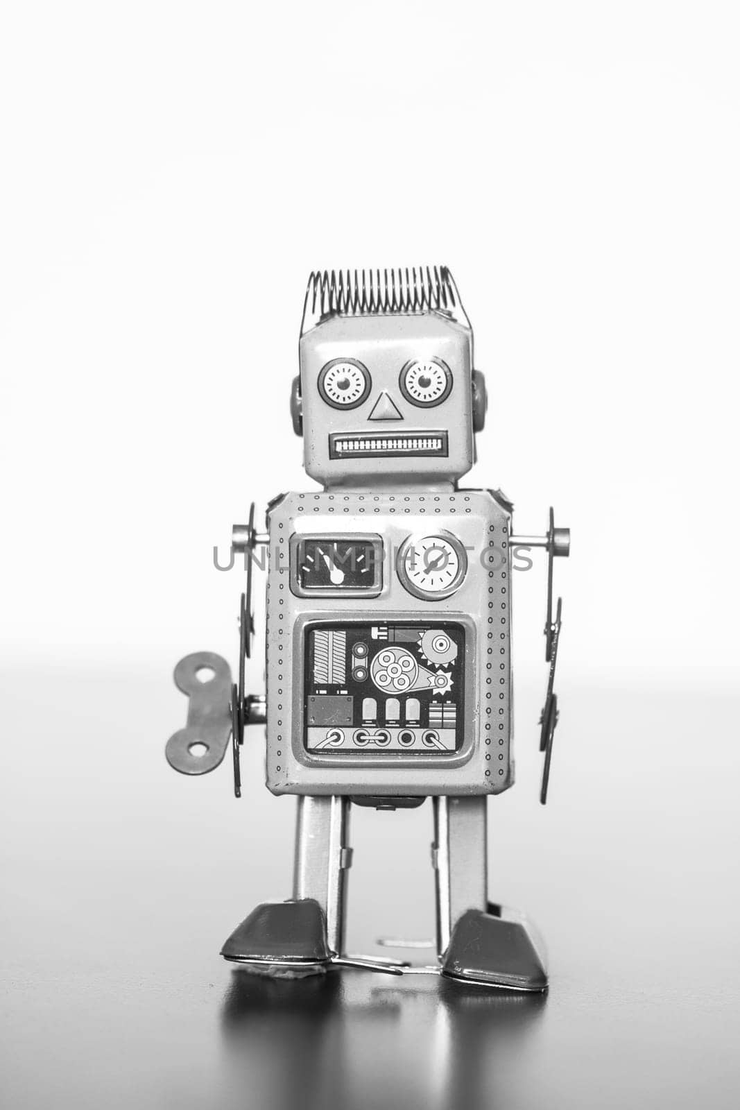 Symbol for a chatbot or social bot and algorithms