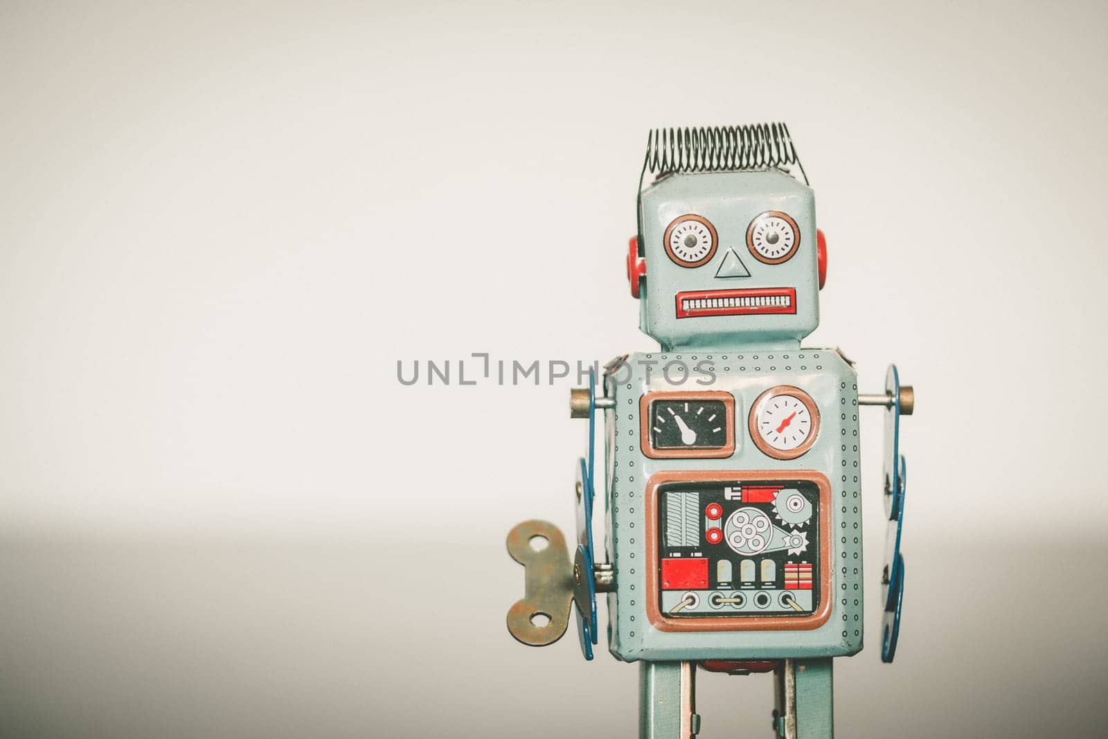 Symbol for a chatbot or social bot and algorithms