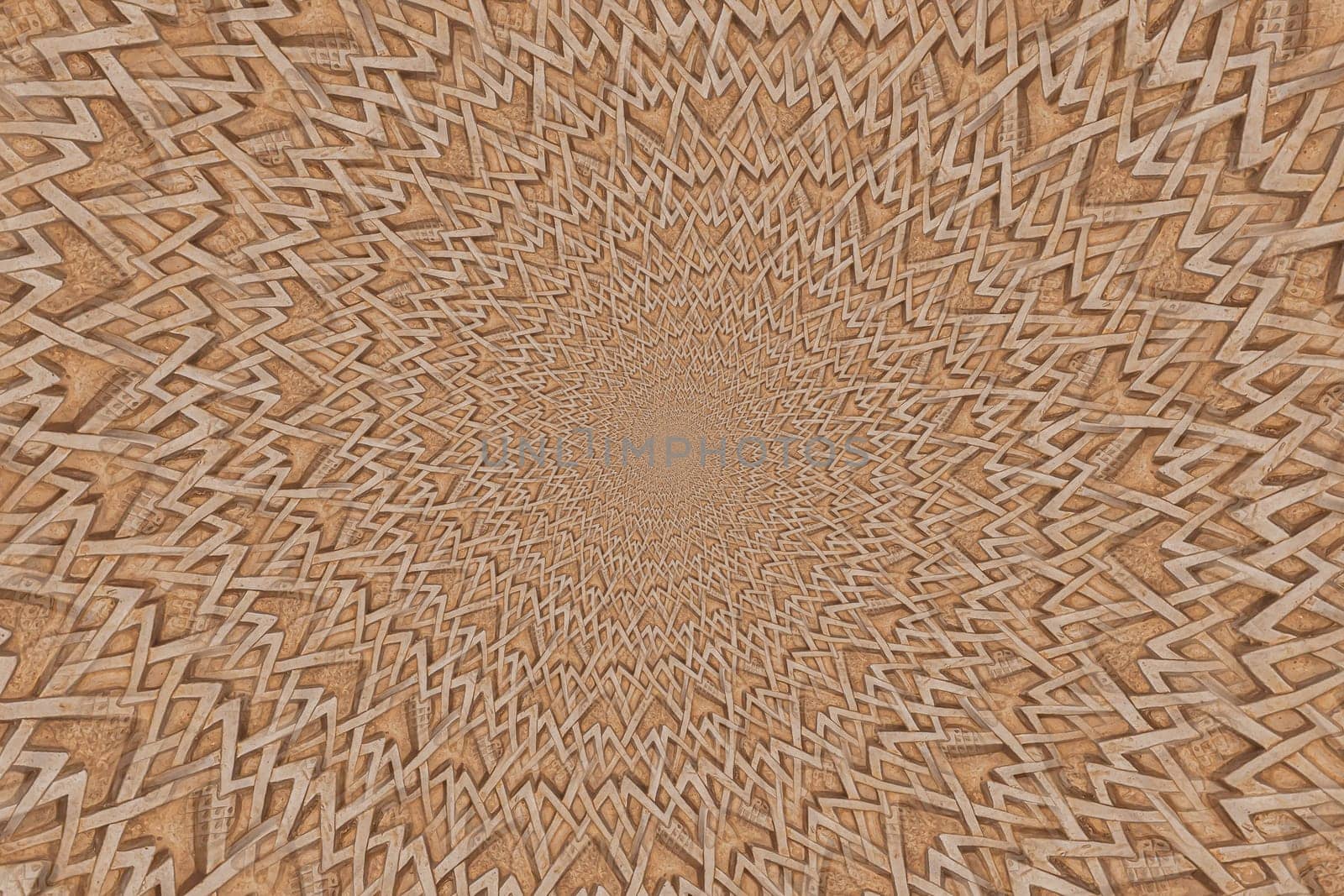 Arab background remanding to Islam culture. Design created from a 13th century architectural detail using droste effect.