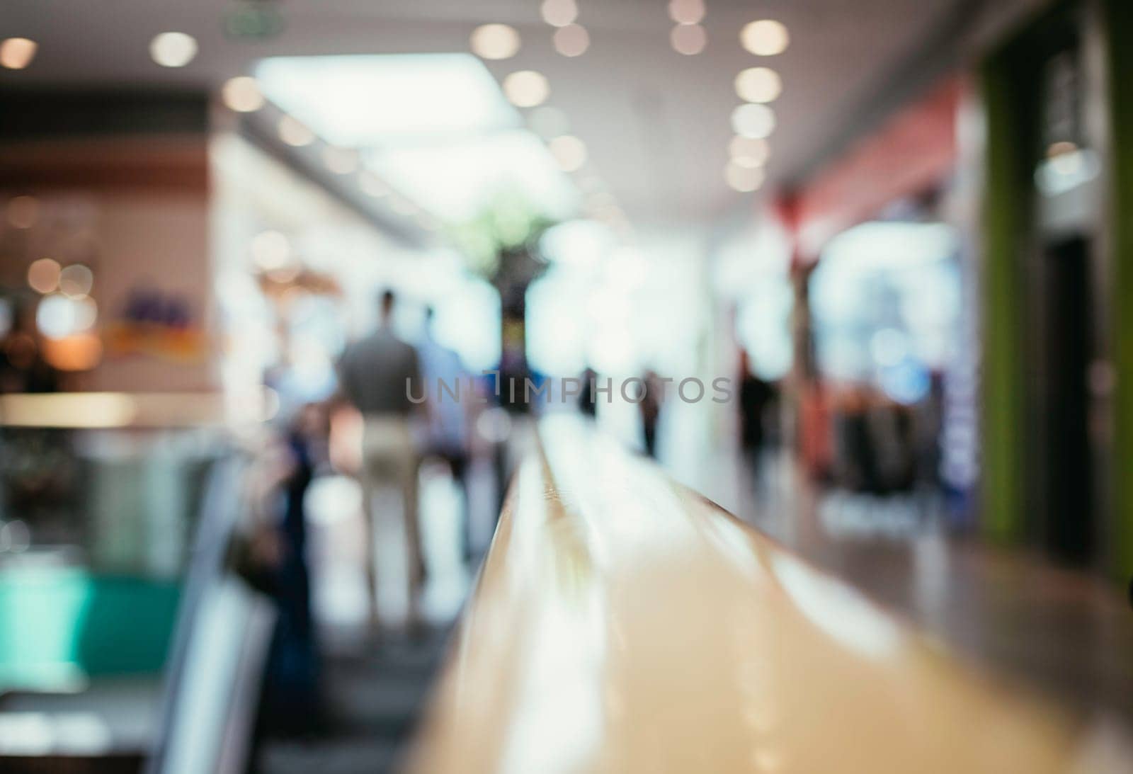 Blurry shopping mall / shopping center
