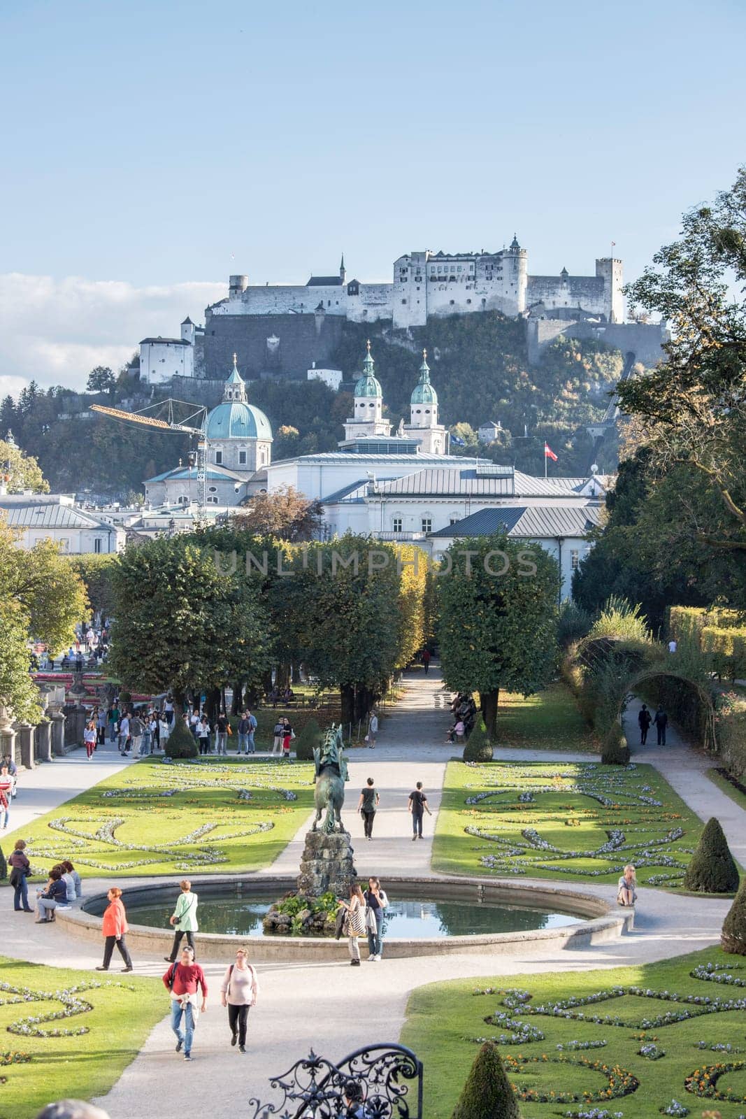 Salzburg trip: Mirabell garden and the fortress Hohensalzburg
