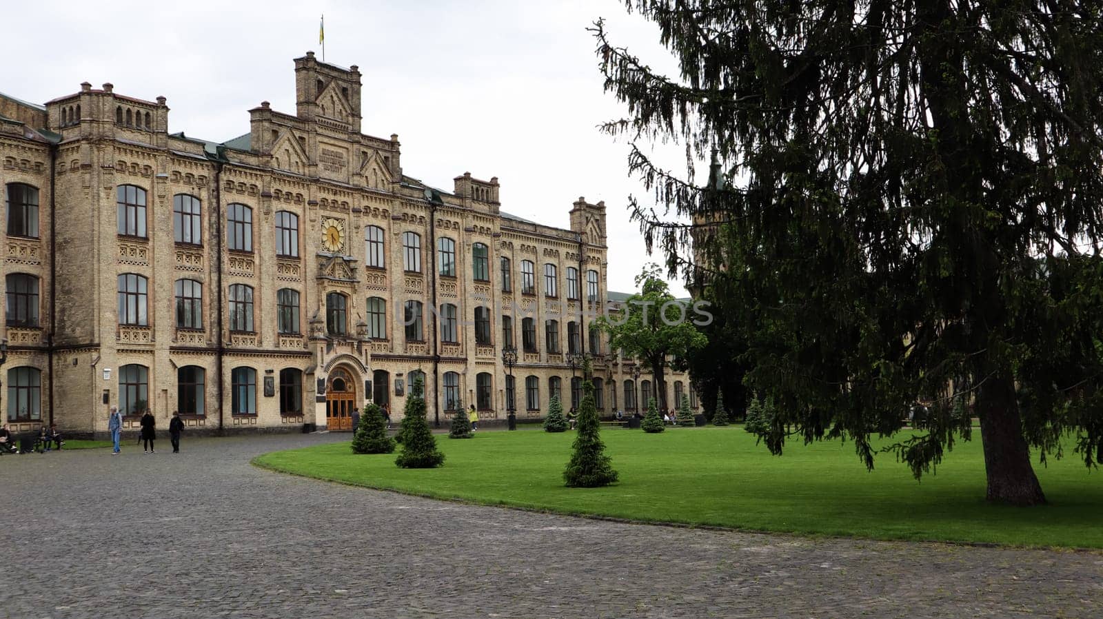 Ukraine, Kiev - June 2, 2020. Kiev Polytechnic Institute in the summer. View of the National Technical University of Ukraine