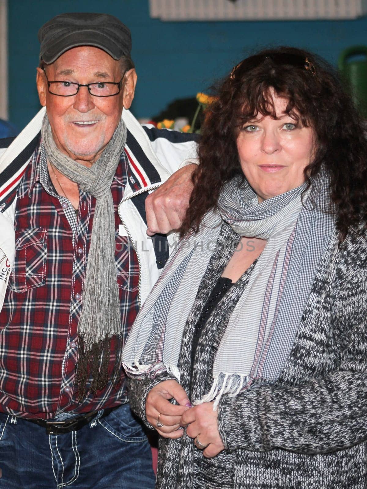 German actor Herbert Koefer with his wife Heike Koefer