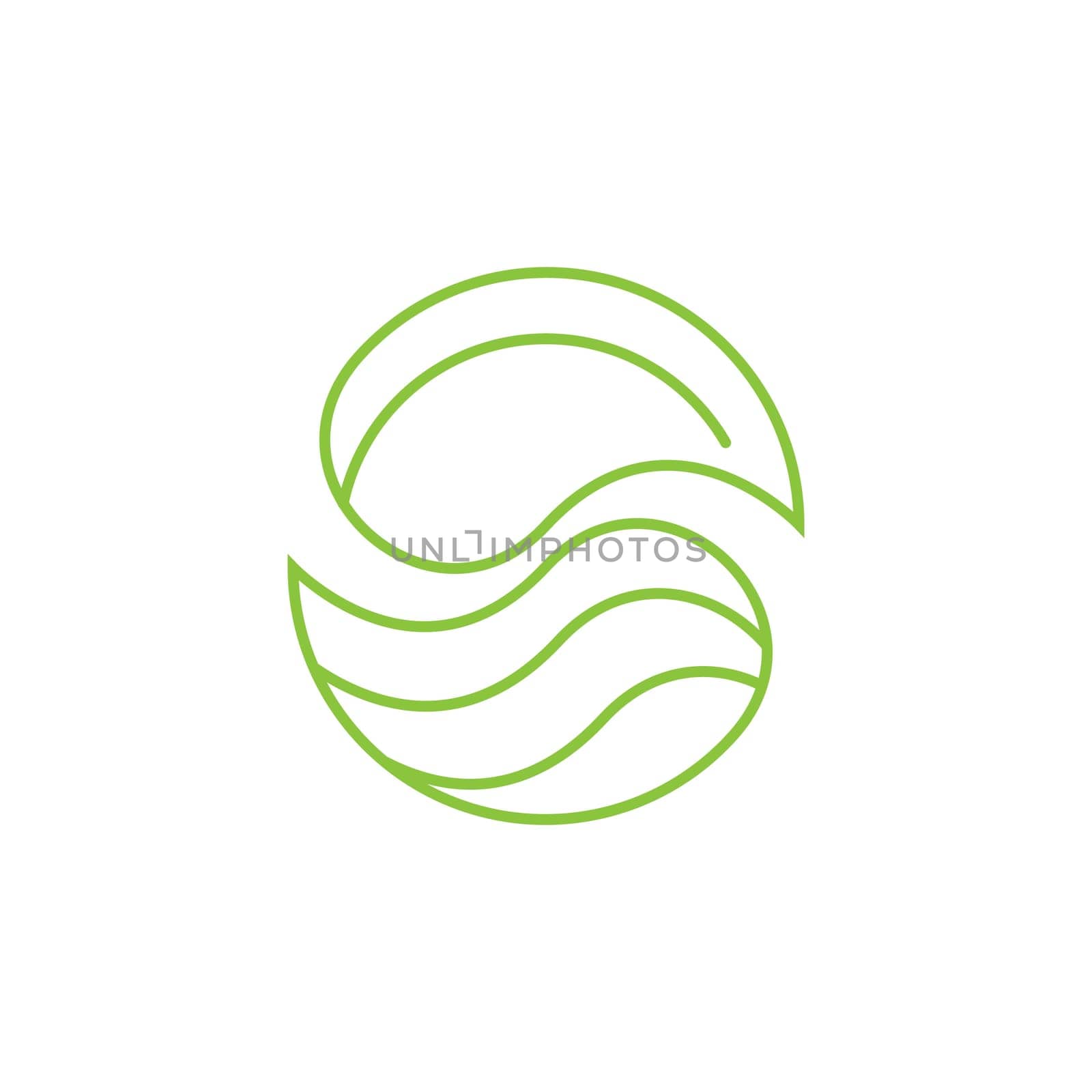 Vegan element Vector icon design illustration Template