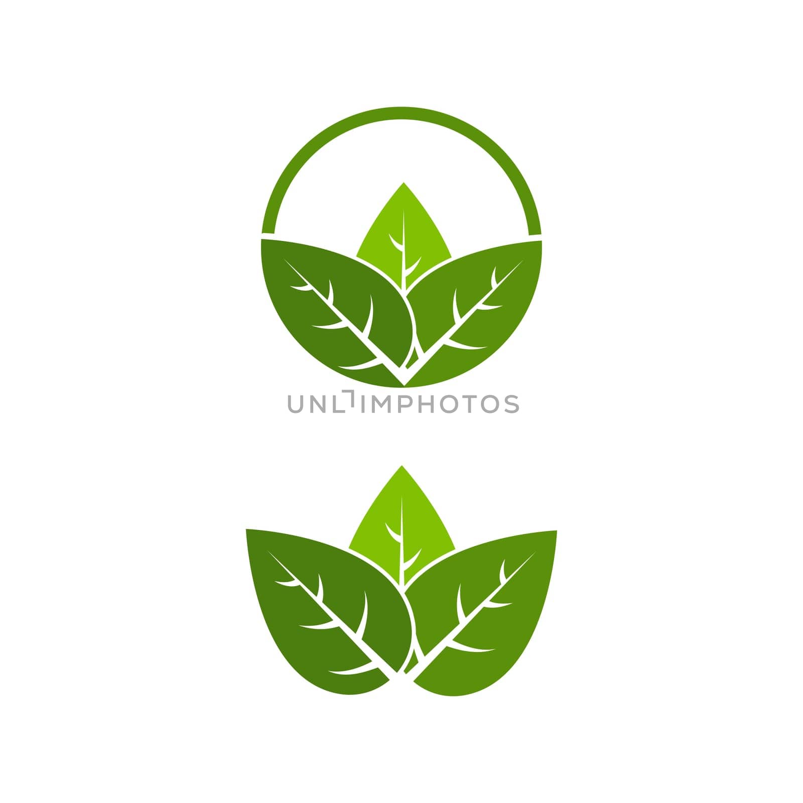 Vegan element Vector icon design illustration Template