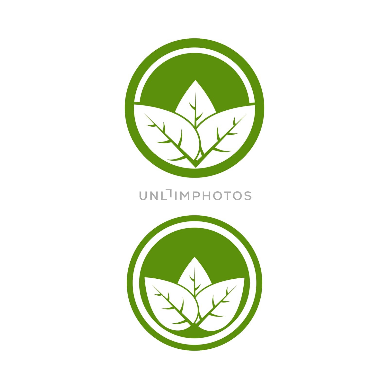 Vegan element Vector icon design illustration Template