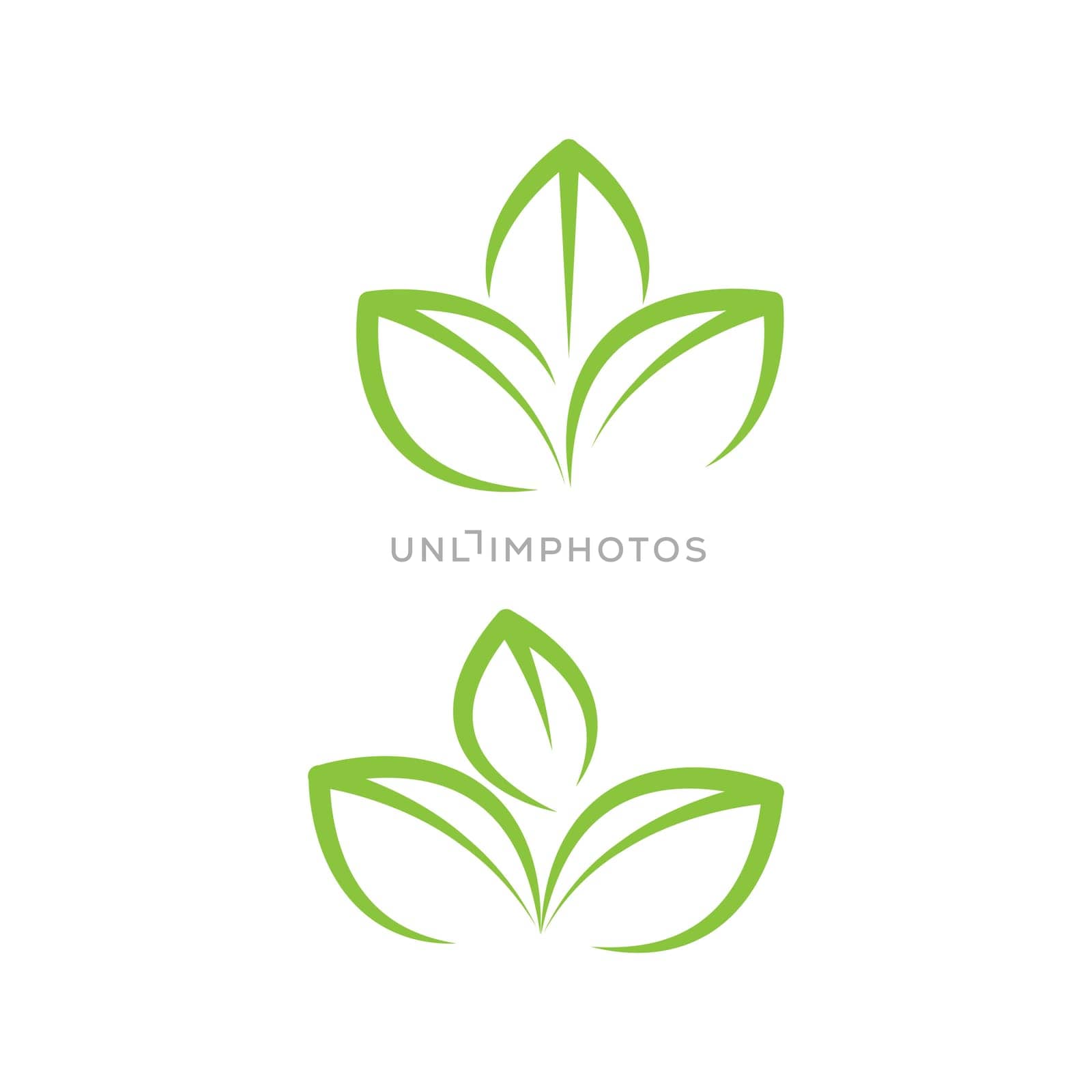 Vegan element Vector icon design illustration Template