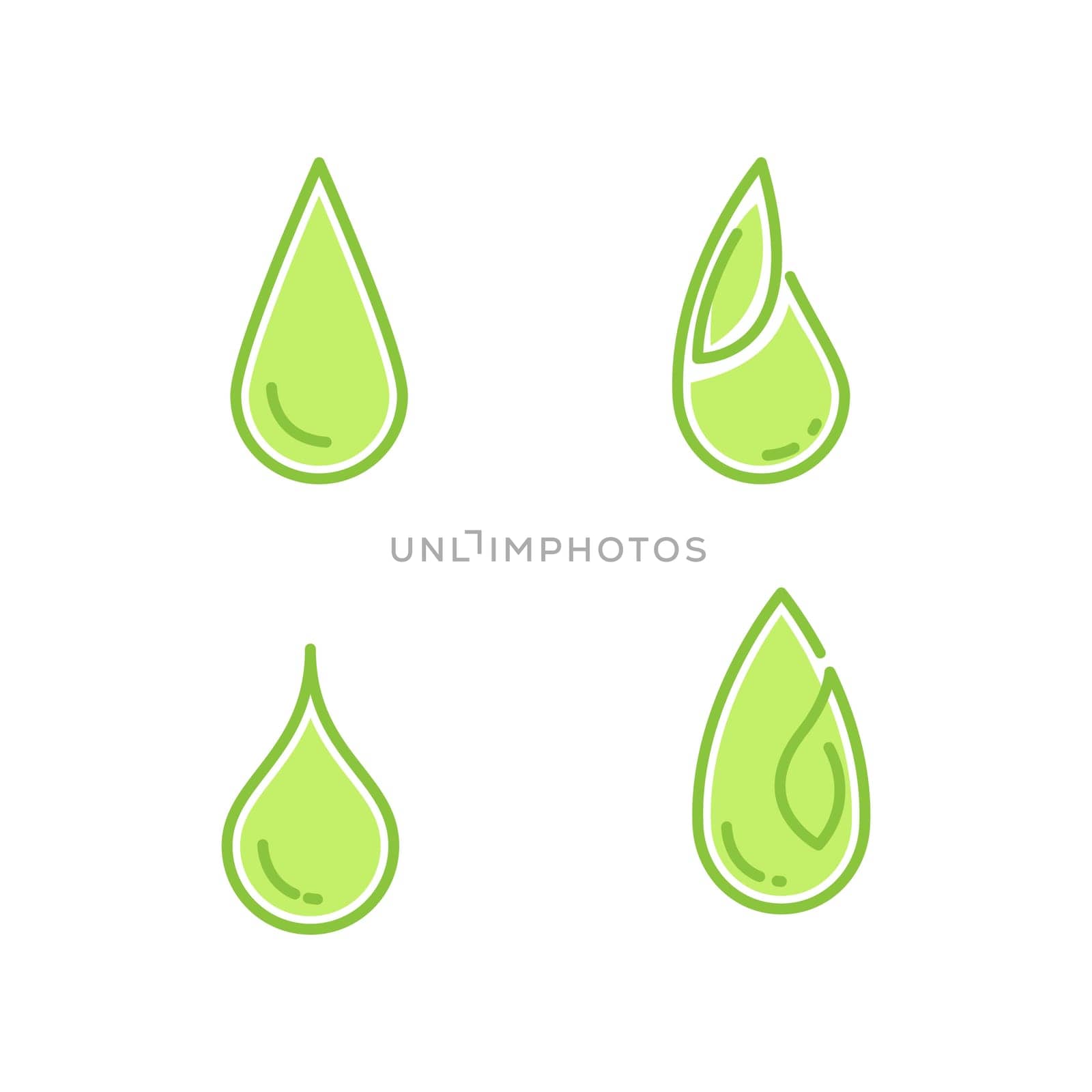Vegan element Vector icon design illustration Template