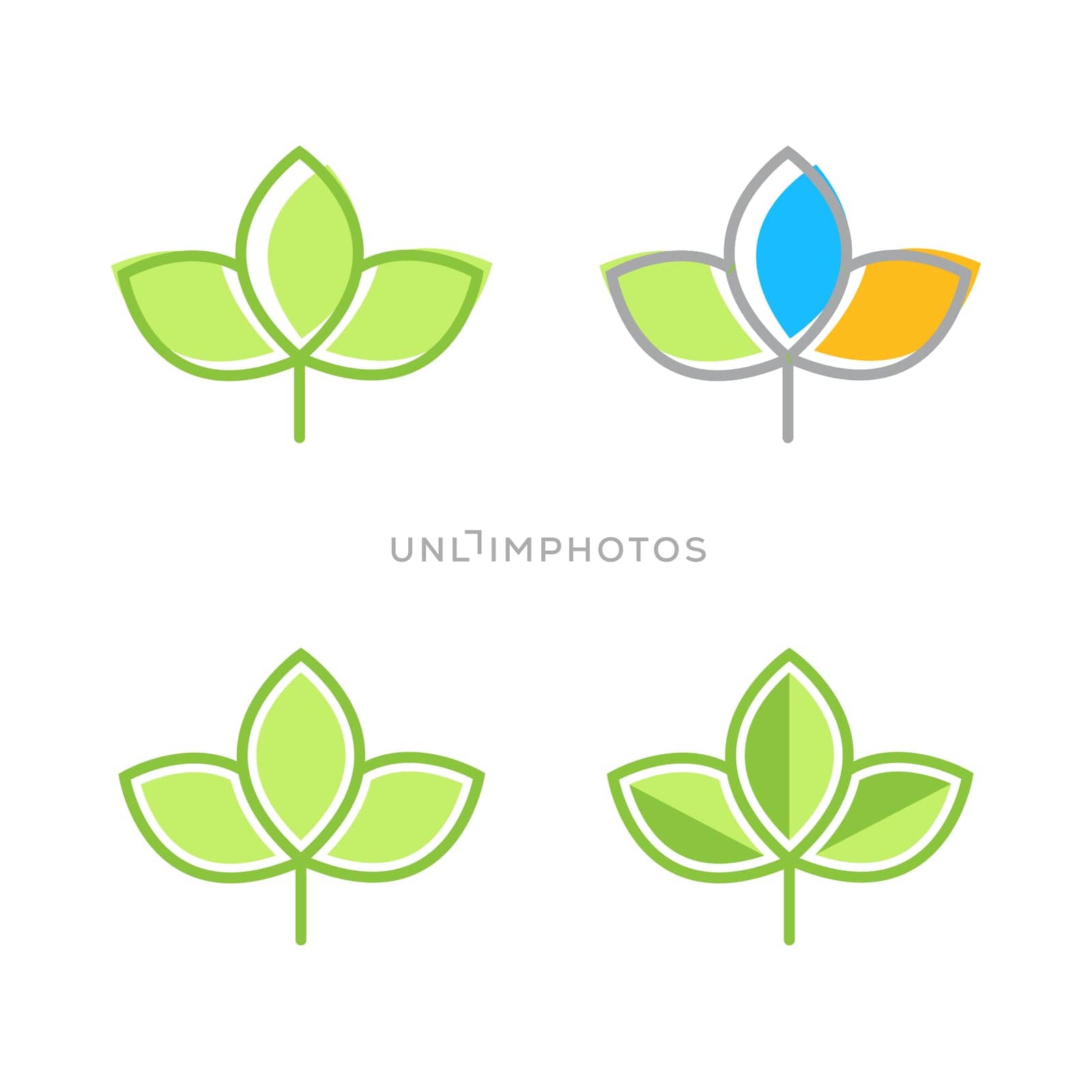 Vegan element Vector icon design illustration Template