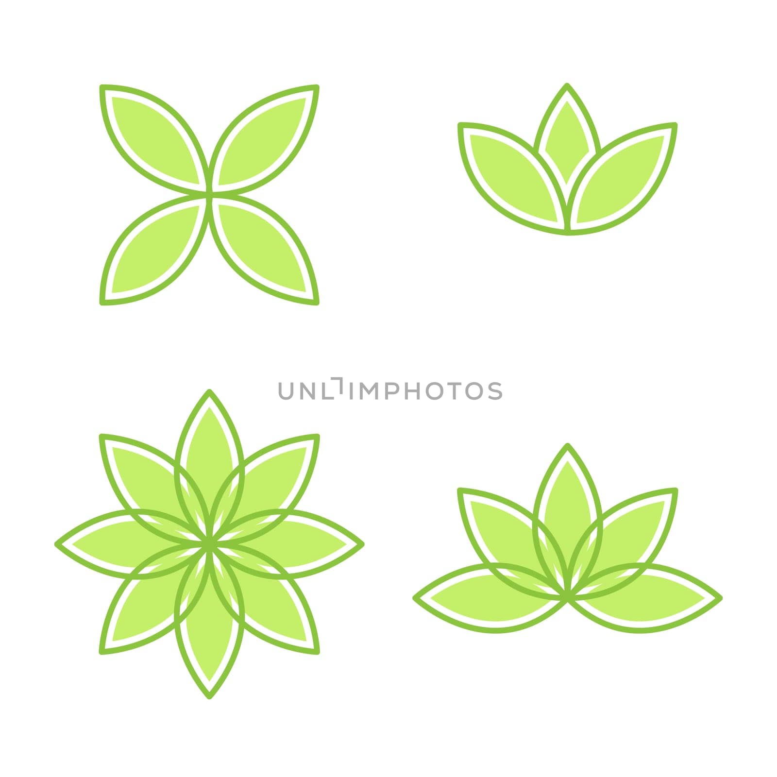 Vegan element Vector icon design illustration Template