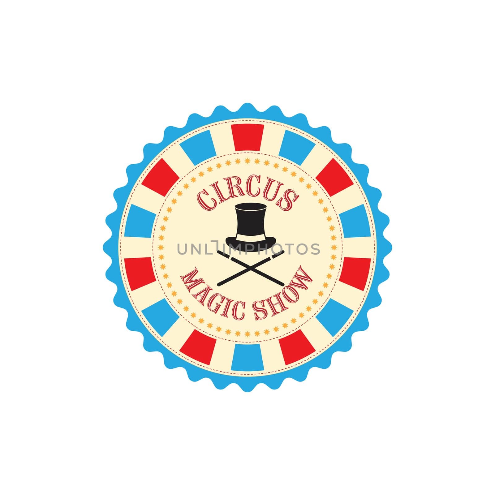 Circus Element Vector design illustration Template
