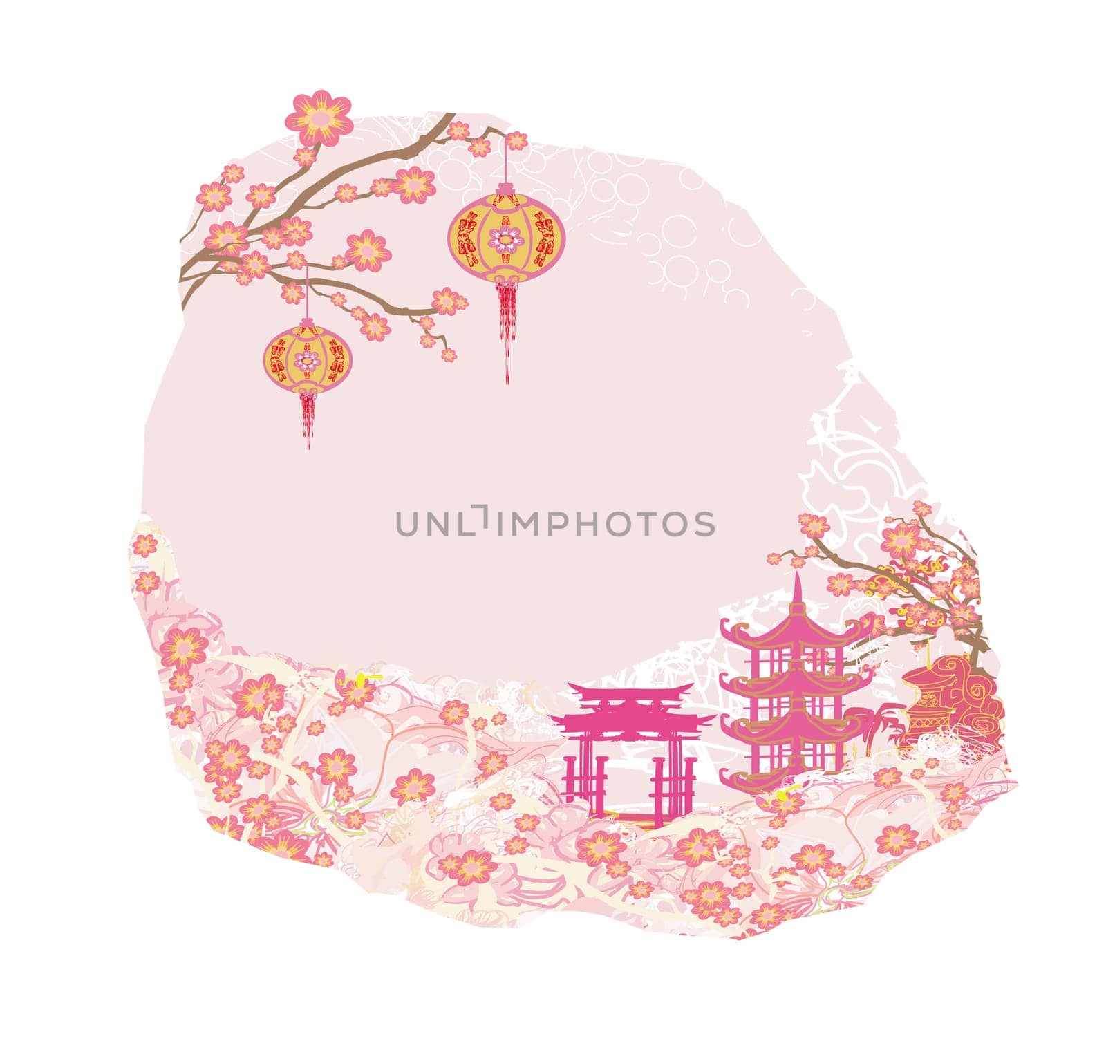 Mid-Autumn Festival for Chinese New Year - card