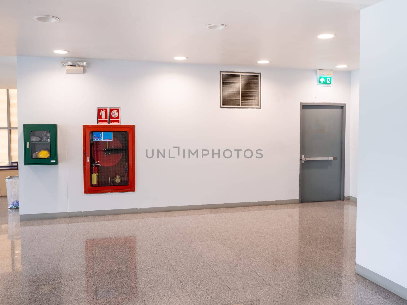 fire extinguisher cabinet in the office building For preparing to prevent fire