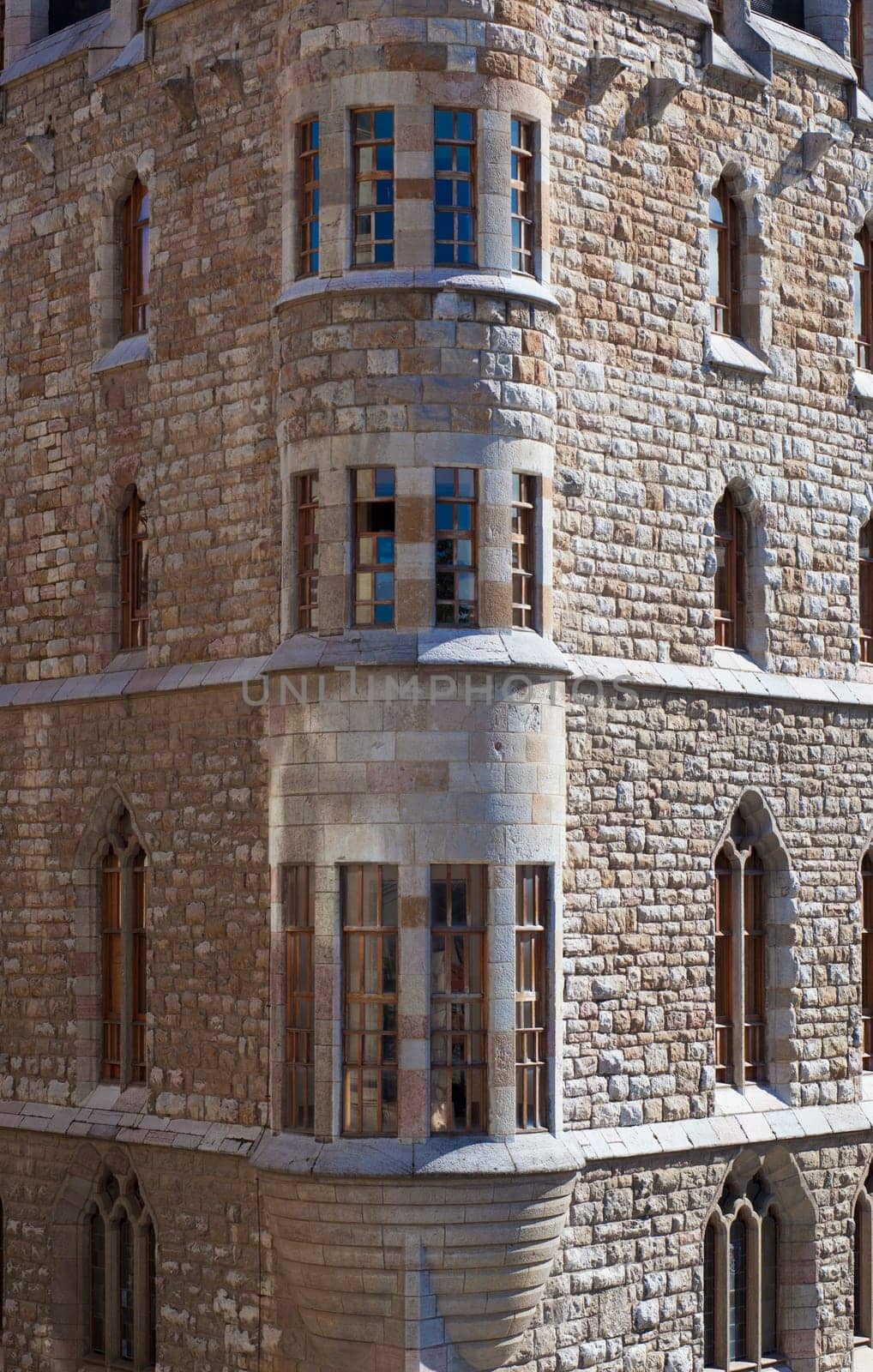 Casa Botines. Modernist building designed by Antoni Gaudi. Leon, Spain