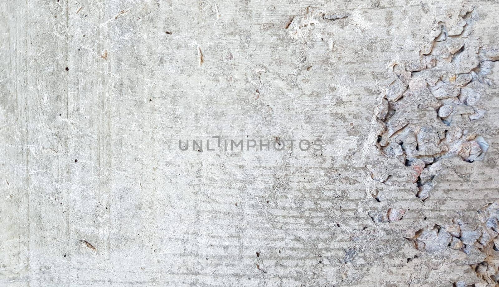 Beautiful concrete background with wood texture. Concrete wall flooring casing wood flooring texture. Mold traces for cement formwork