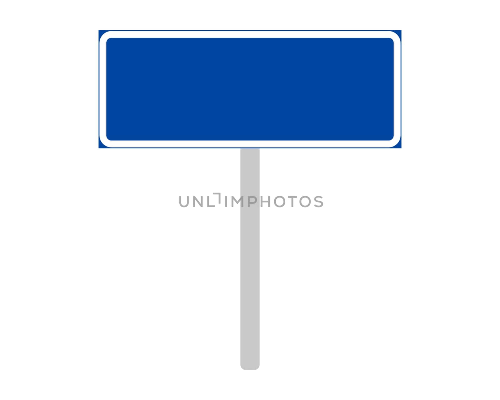 Ortsschild aus Schweden auf weiss
