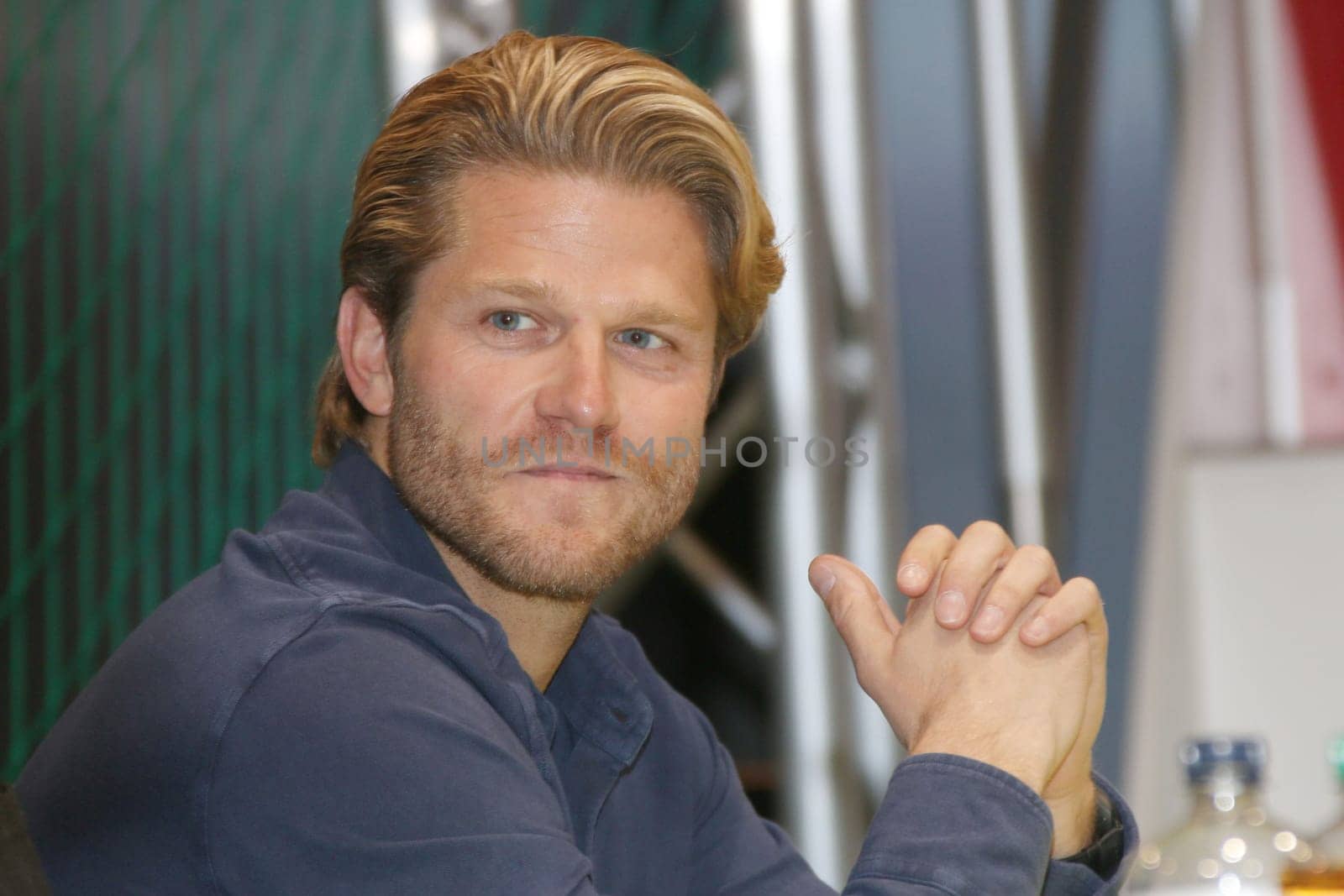 Ex-Bachelor Paul Janke,Press Conference Hamburg Basket Bowl XII at the REWE-Markt Stanislawski & Laas Krohnskamp Hamburg,13.04.2015