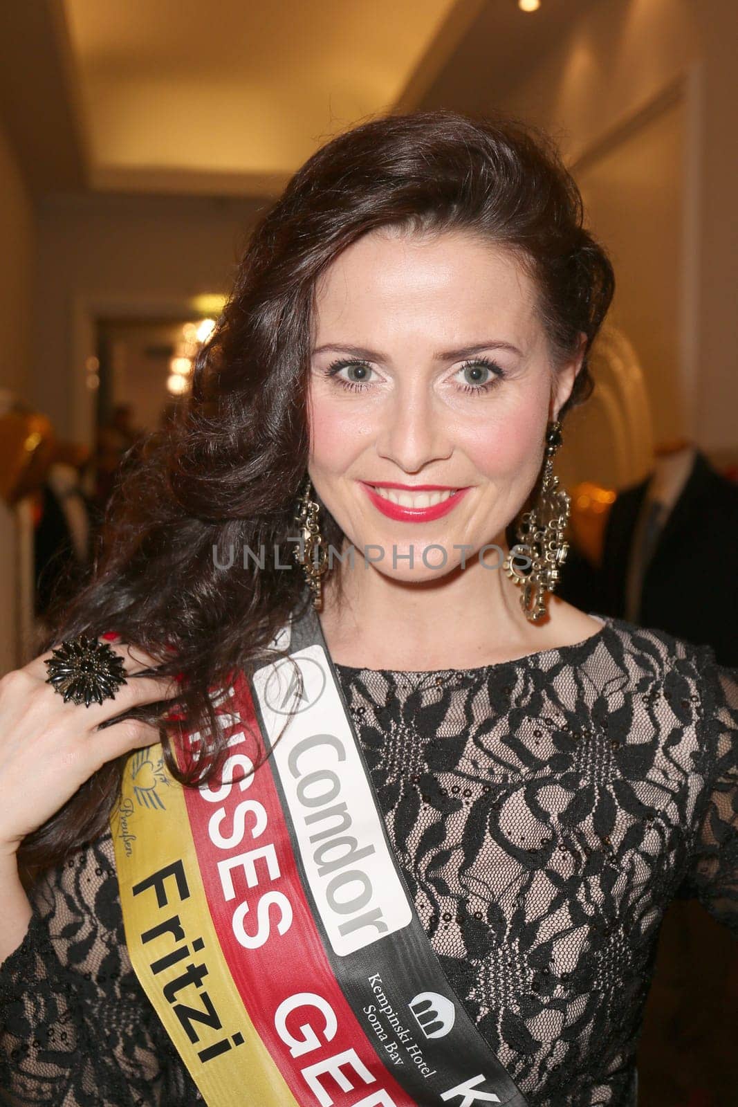 Babett Konau (Misses Germany),charity event Blue Ball 2015 at the Hotel Atlantic,Hamburg,11.04.2015