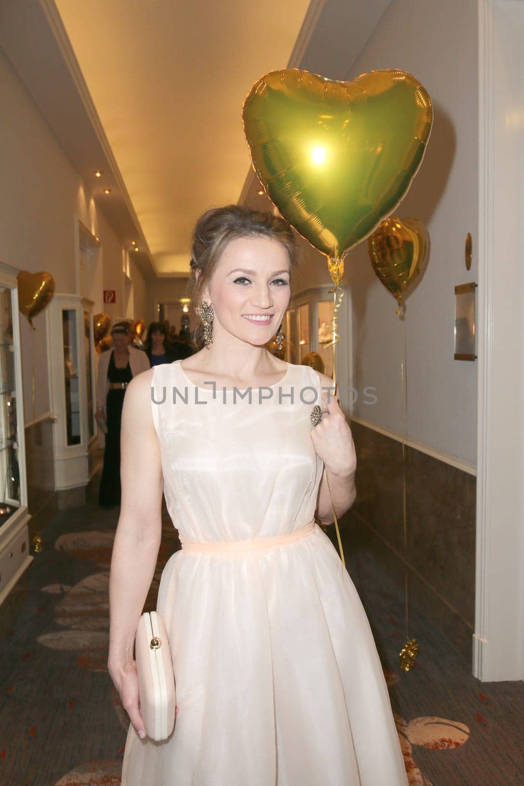 Ina Menzer,charity event Blue Ball 2015 at the Hotel Atlantic,Hamburg,11.04.2015