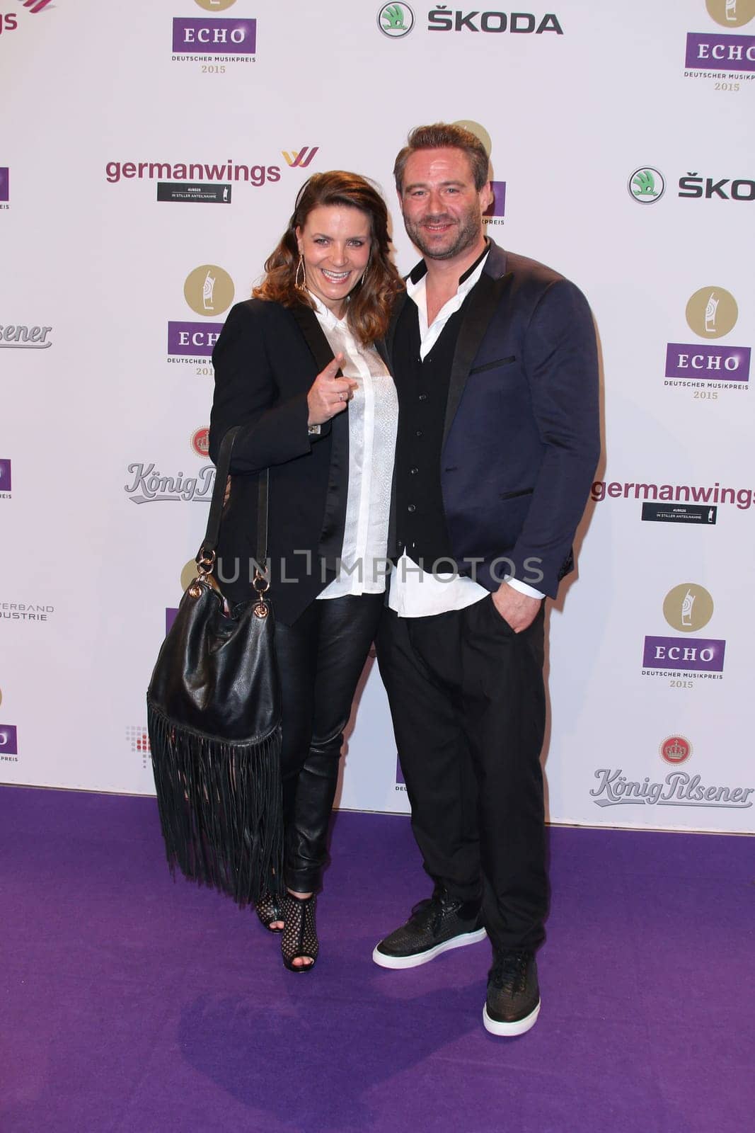 Sasha with fiance Julia Roentgen,Echo 2015,Berlin,26.03.2015