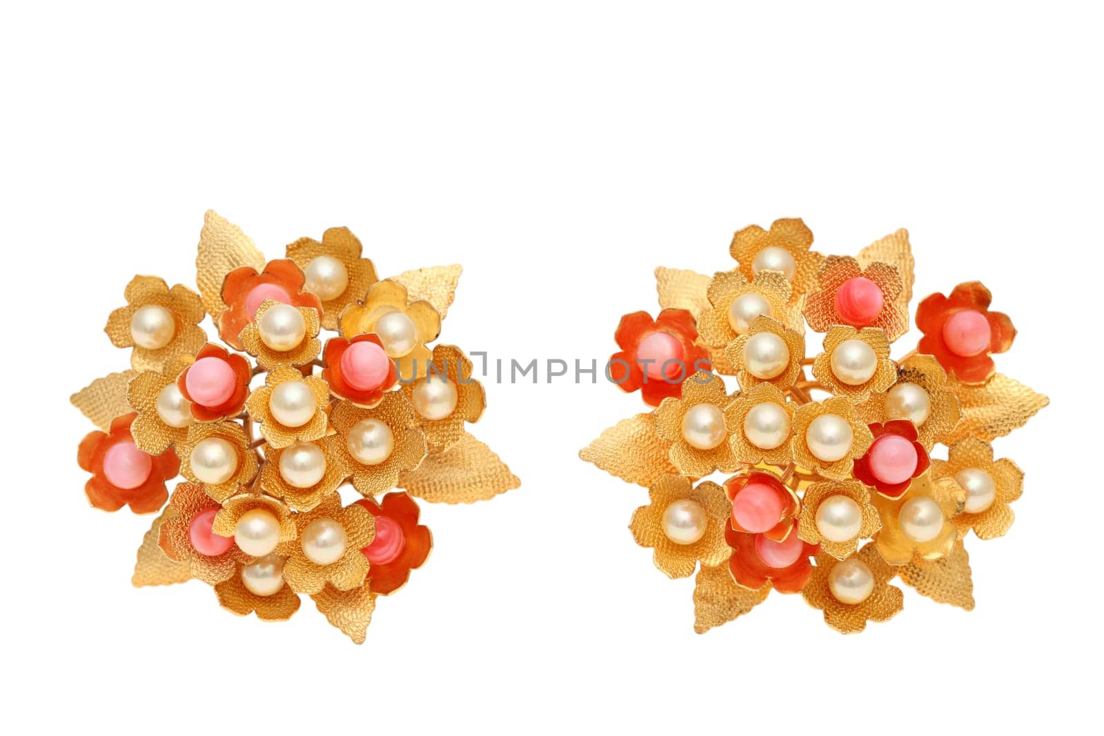 hair ornament isolated on white background