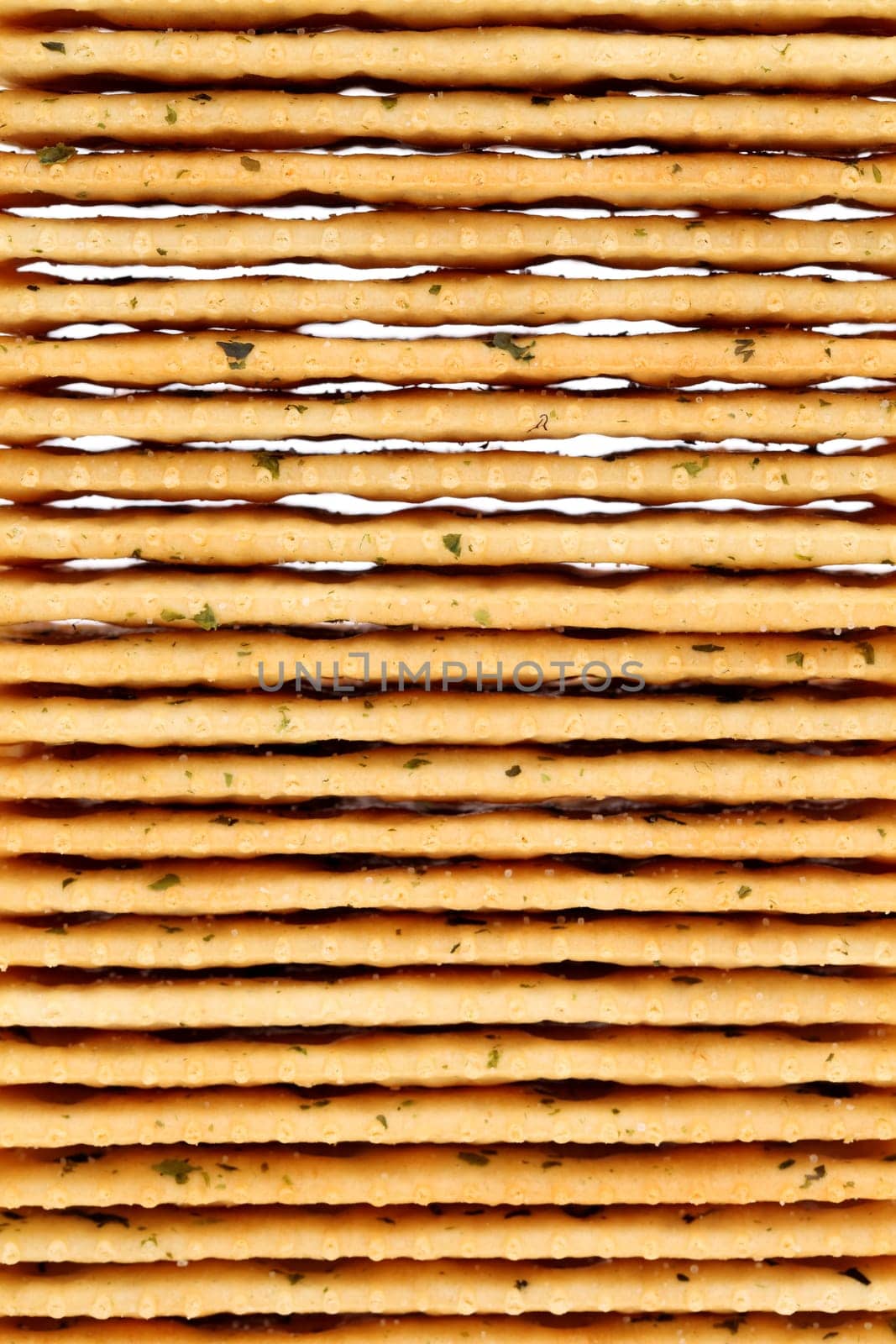stack of vegetable salty crackers