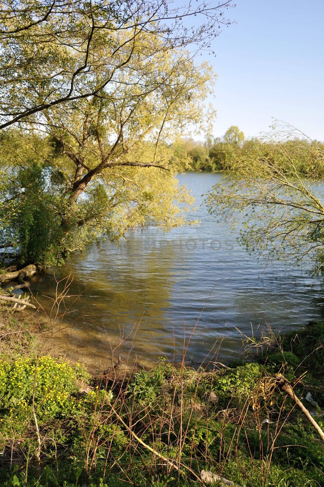 Banks of the Seine at Elbeuf in Normandy