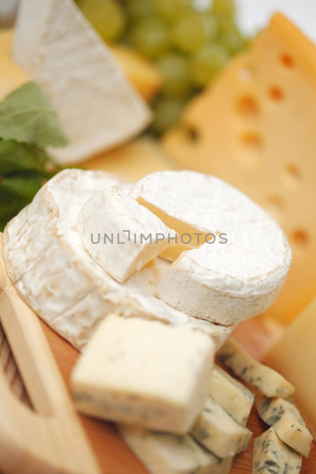 cheese on a wooden table