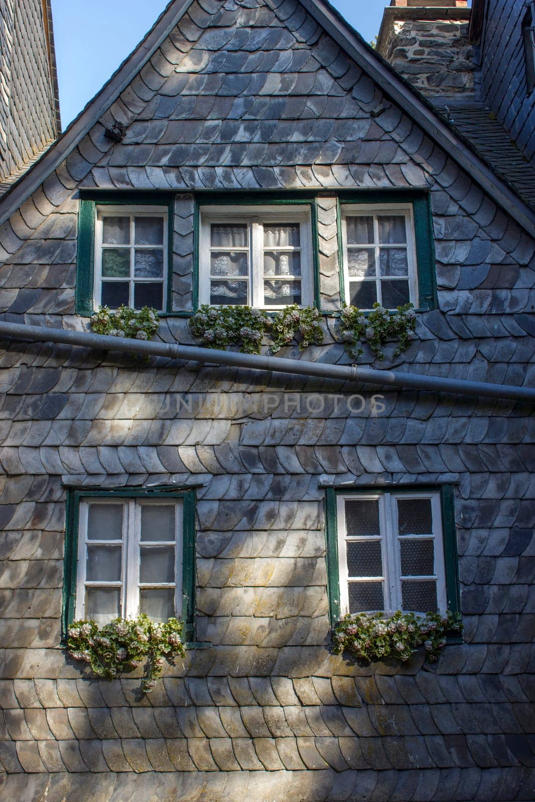 picturesque house in the historic center of Monschau, Germany