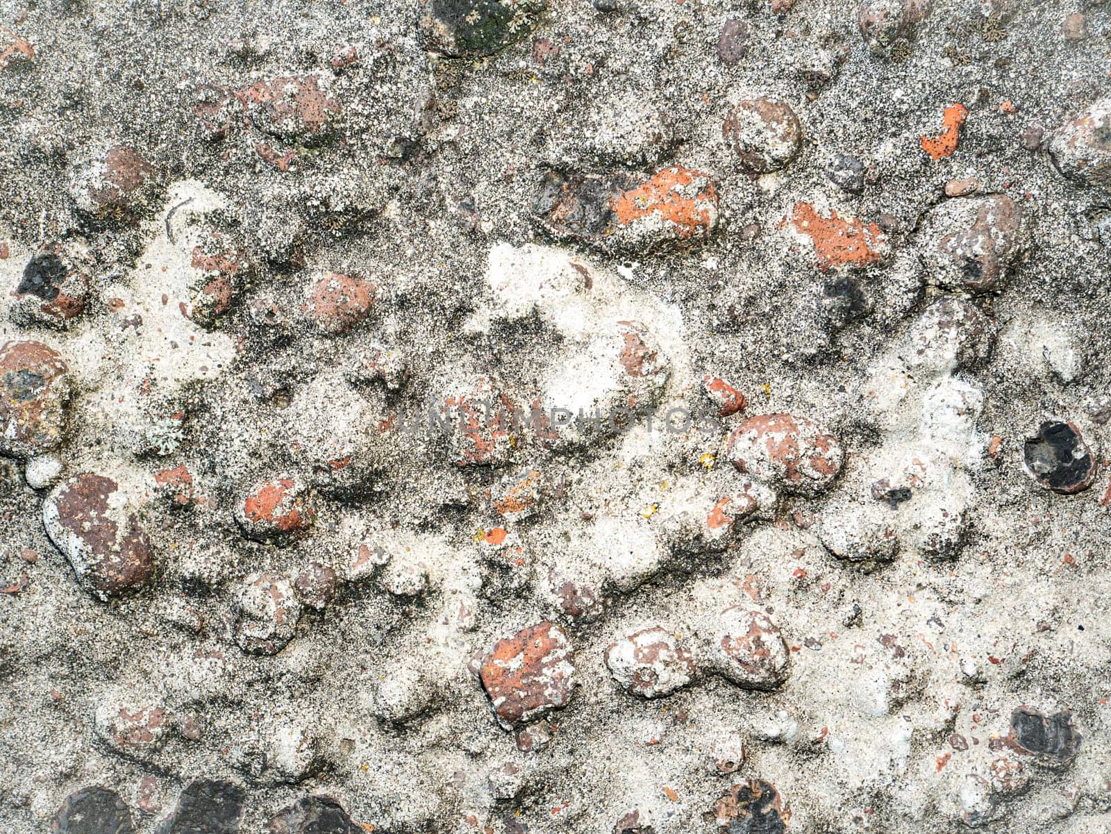 The texture of the surface of the concrete wall with a print. The background image of the site page. Template with place for text. Poster. Advertising.