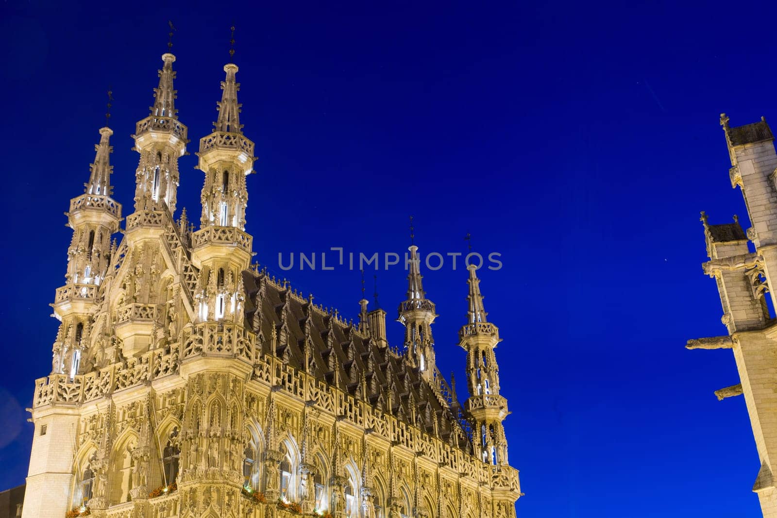 The old city hall building of Leuven, Belgium