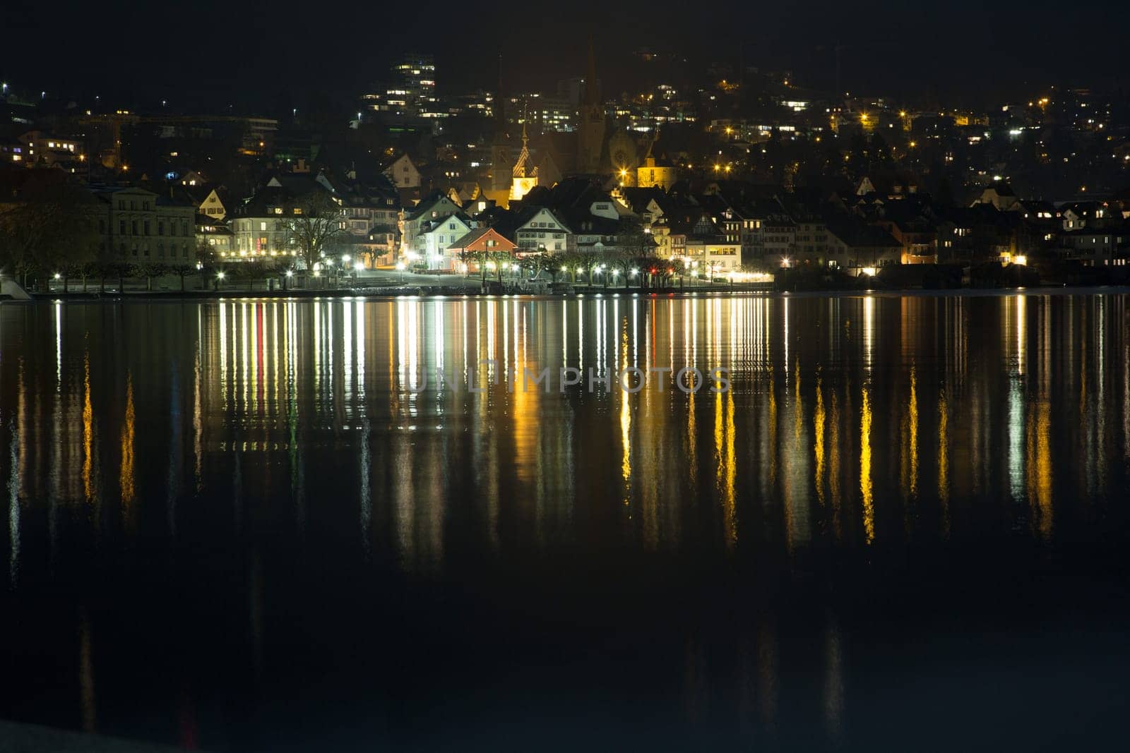 The famous Lake of Zug in Switzerland