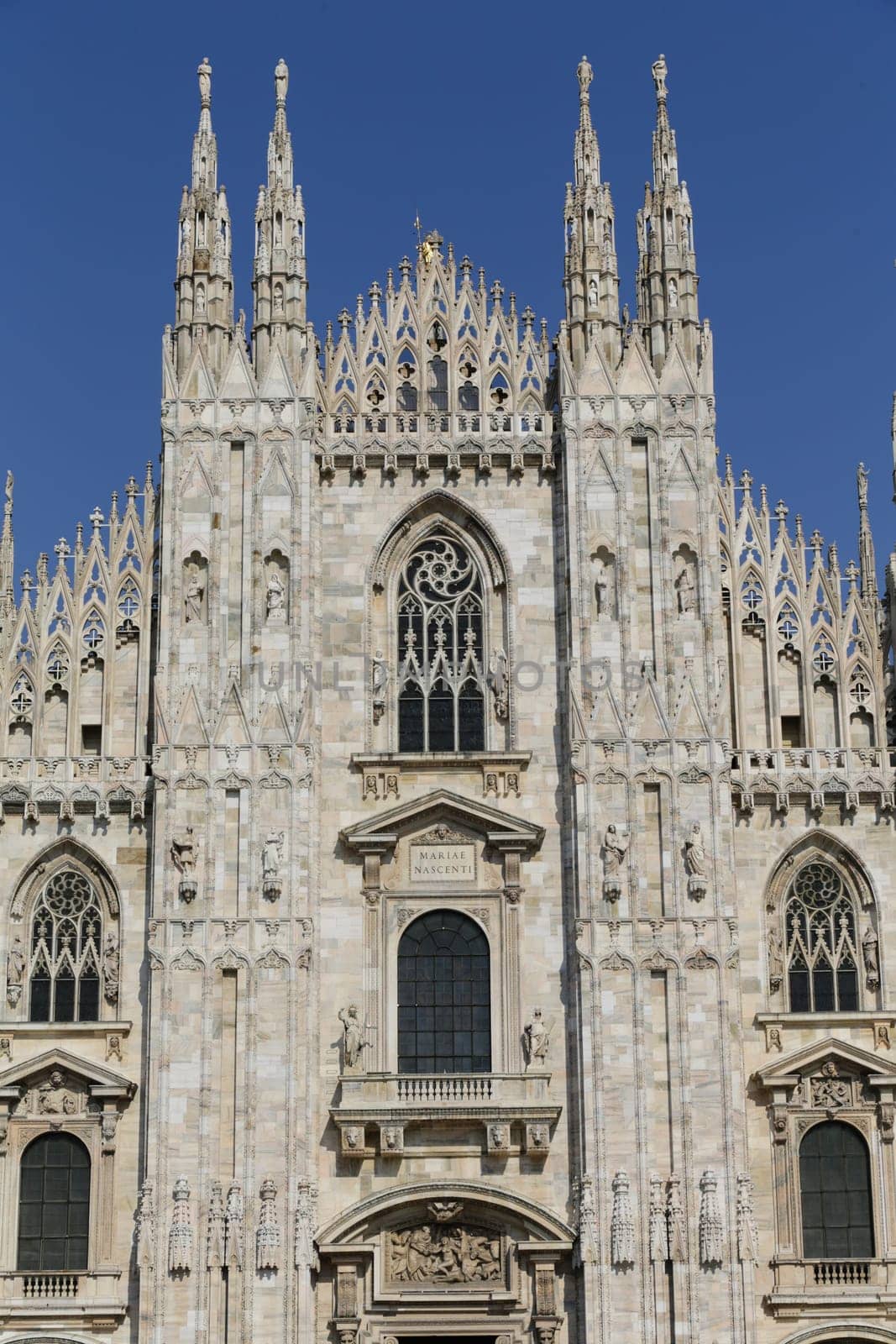 The Milan Cathedral or Duomo di Milano is the gothic cathedral church of Milan
