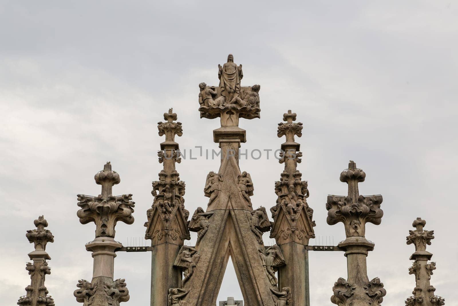 The Milan Cathedral or Duomo di Milano is the gothic cathedral church of Milan